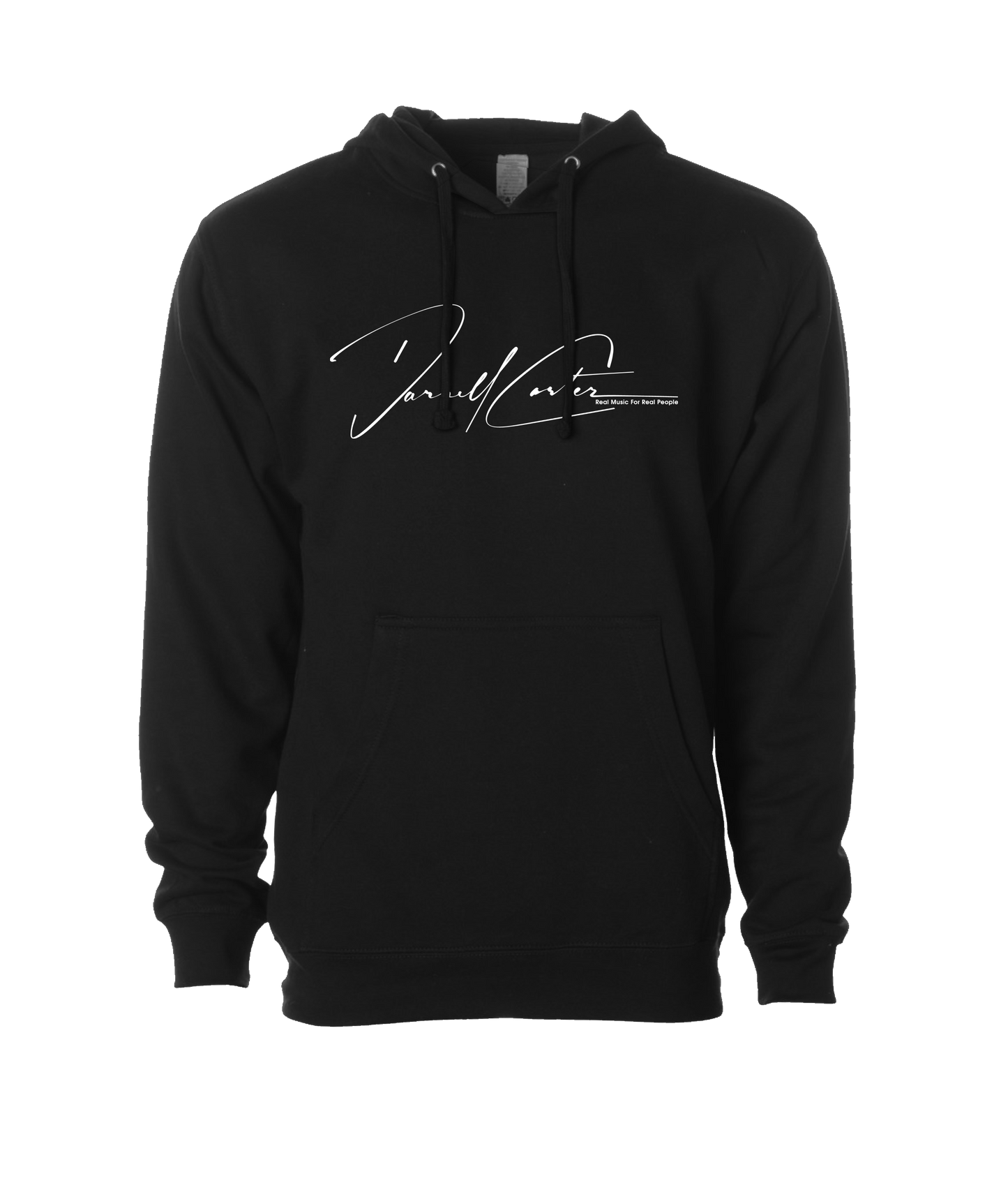 Dsplita - White Text - Black Hoodie