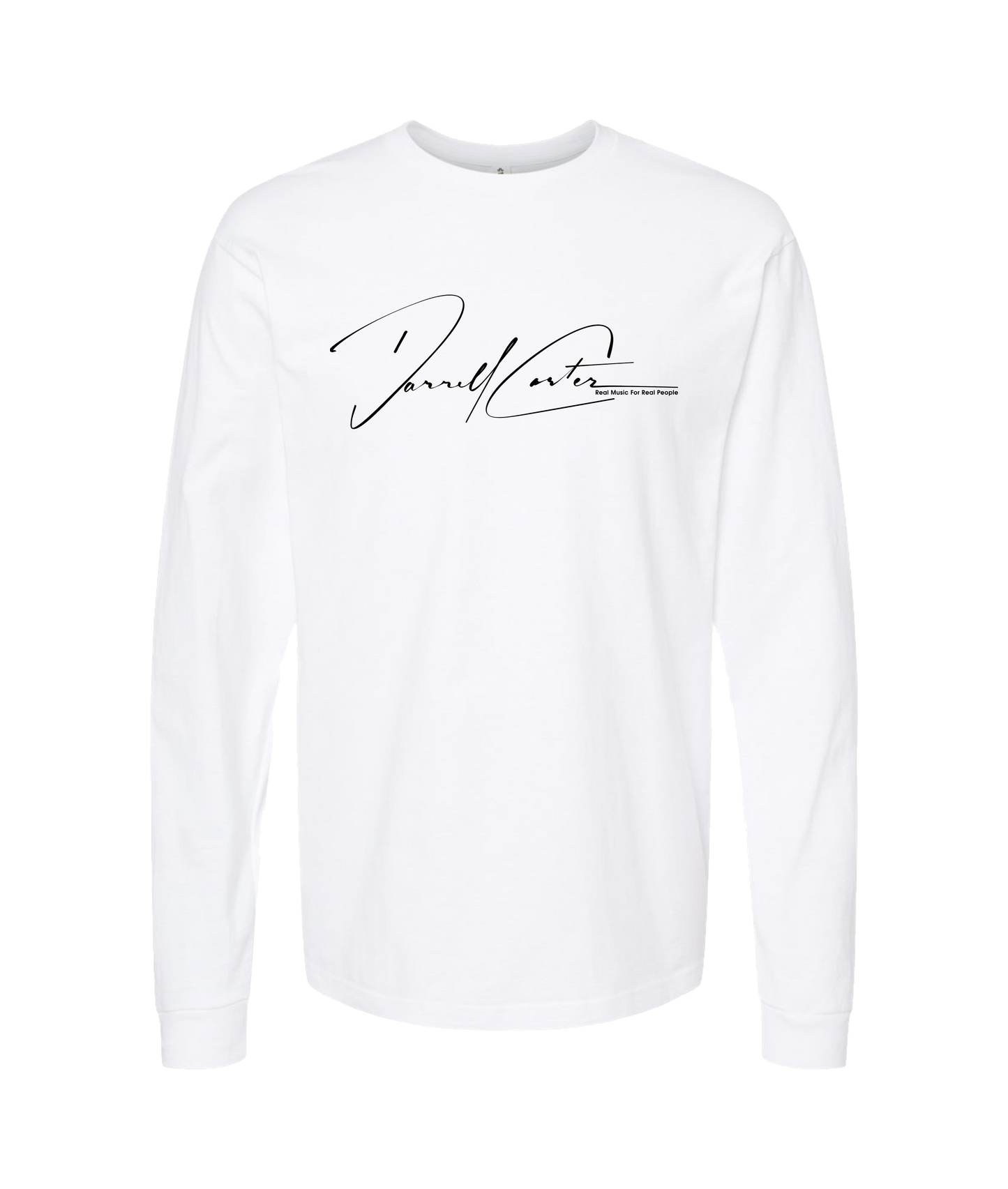 Dsplita - Black Text - White Long Sleeve T