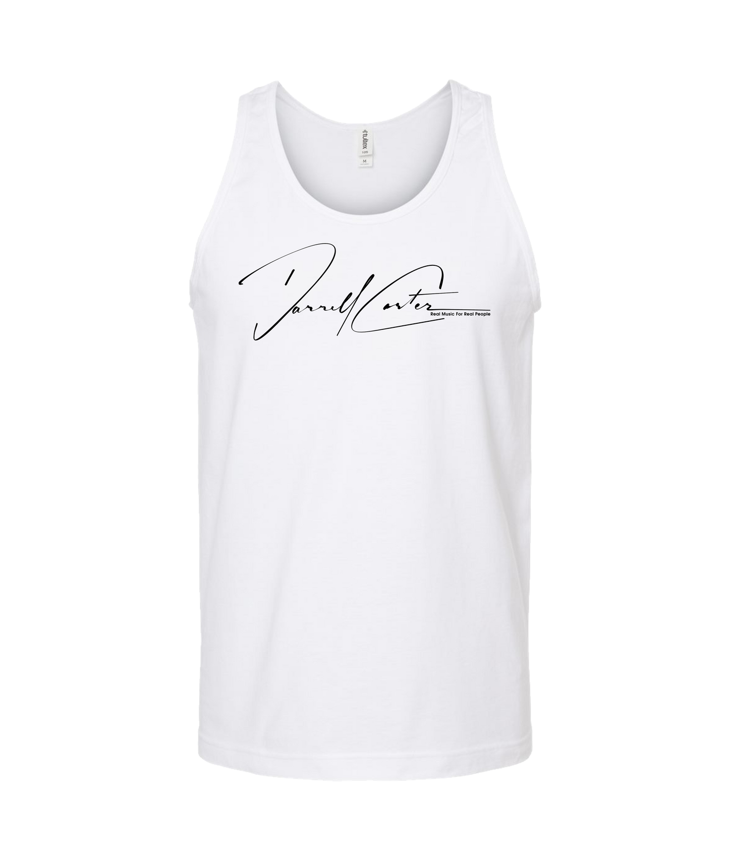 Dsplita - Black Text - White Tank Top