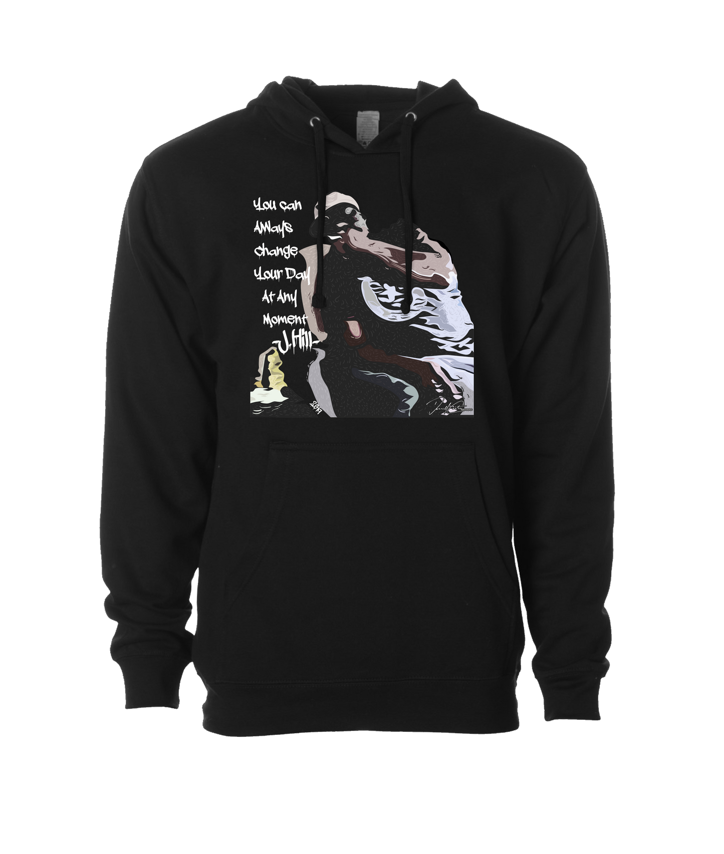 Dsplita - Change Your Day - Black Hoodie