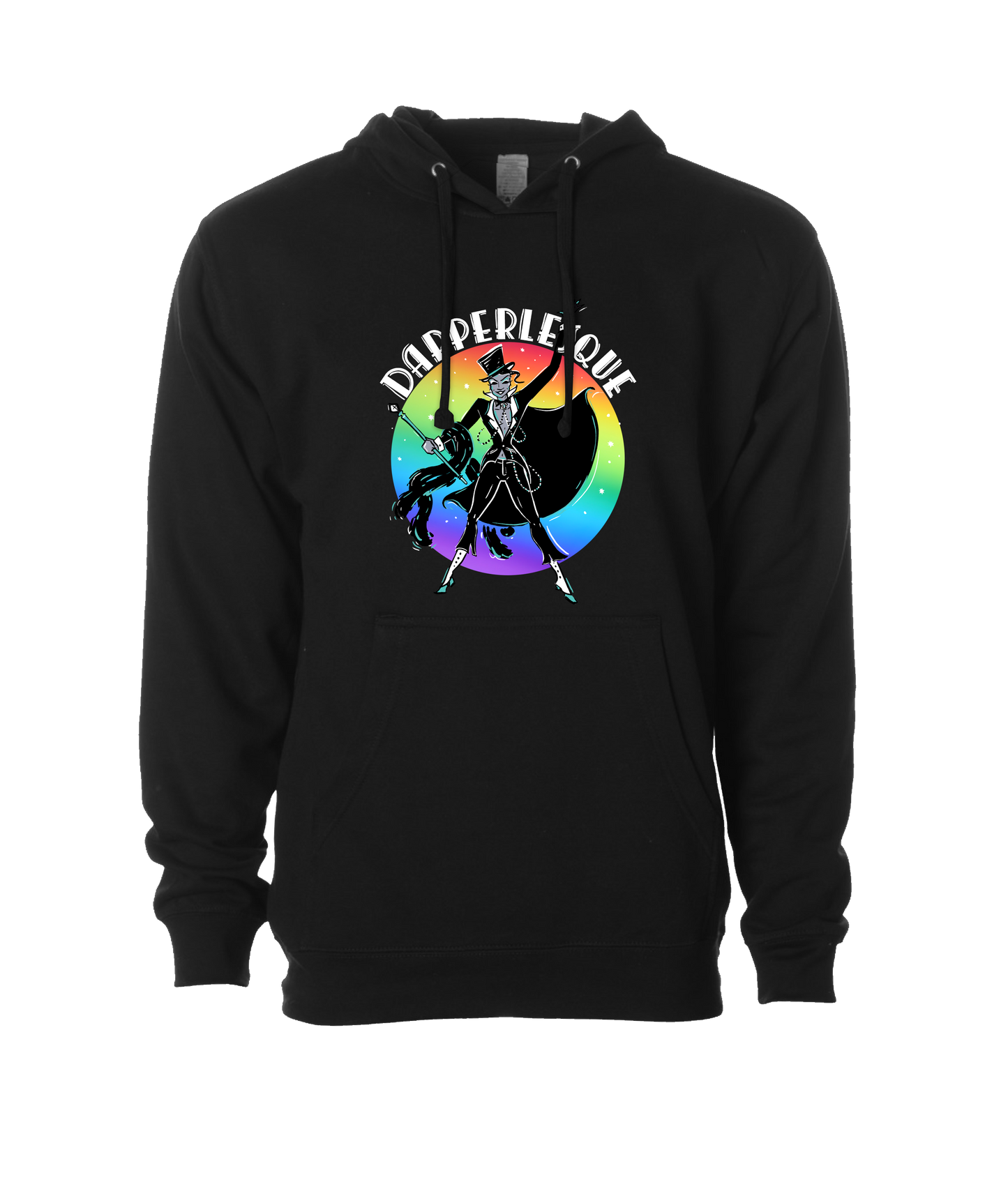 Dapperlesque - Logo - Black Hoodie