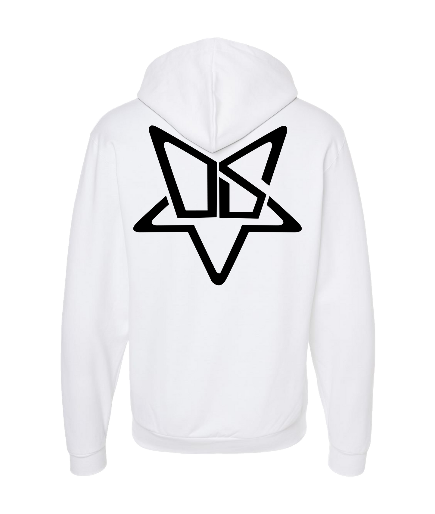 Dead Skankz - Star Logo - White Zip Up Hoodie