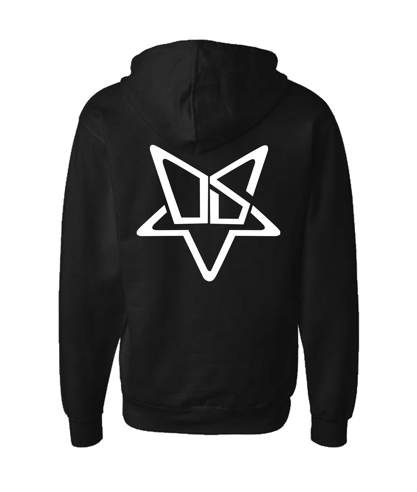 Dead Skankz - Star Logo - Black Zip Up Hoodie