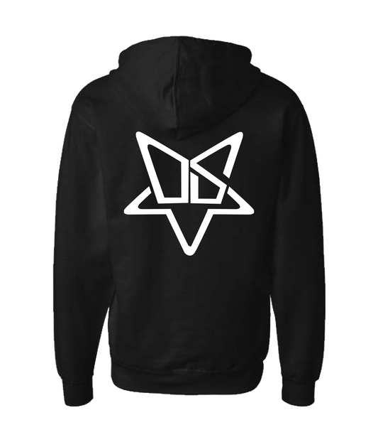 Dead Skankz - Star Logo - Black Zip Up Hoodie