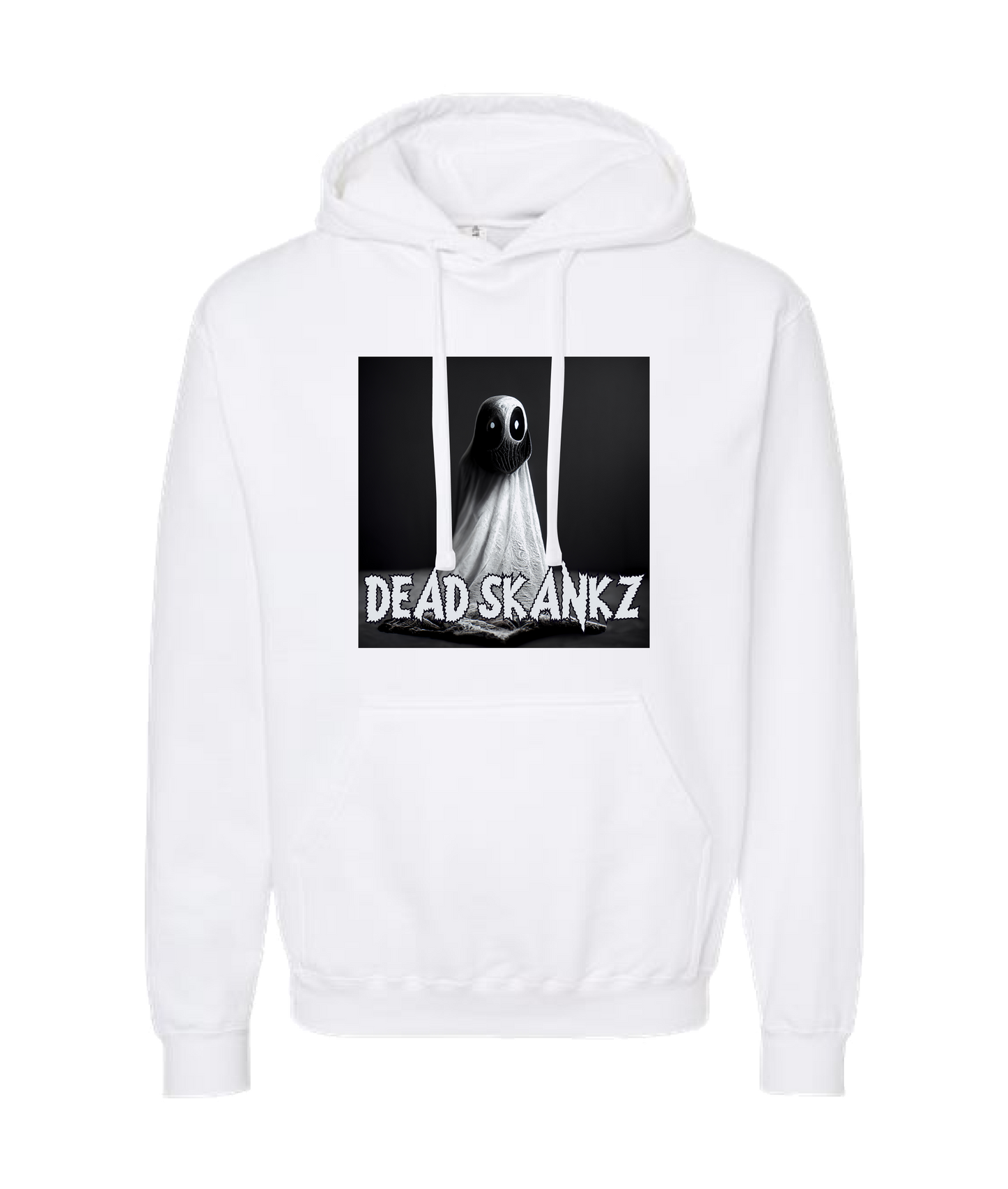 Dead Skankz - Ghost - White Hoodie