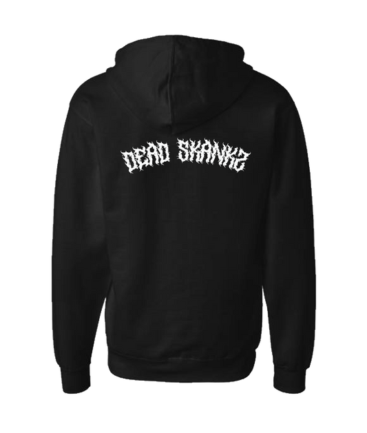 Dead Skankz - Logo - Black Zip Up Hoodie