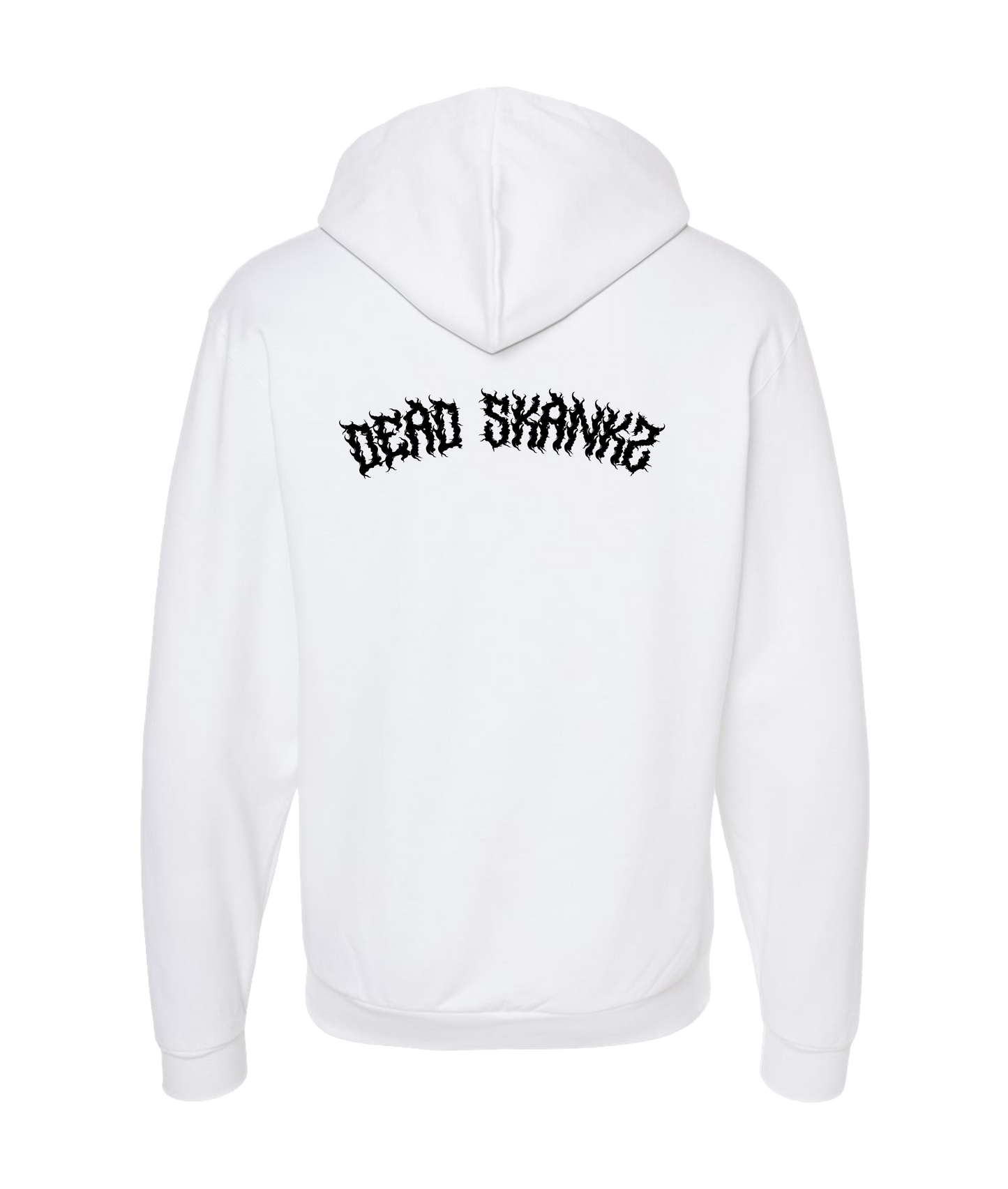Dead Skankz - Logo - White Zip Up Hoodie
