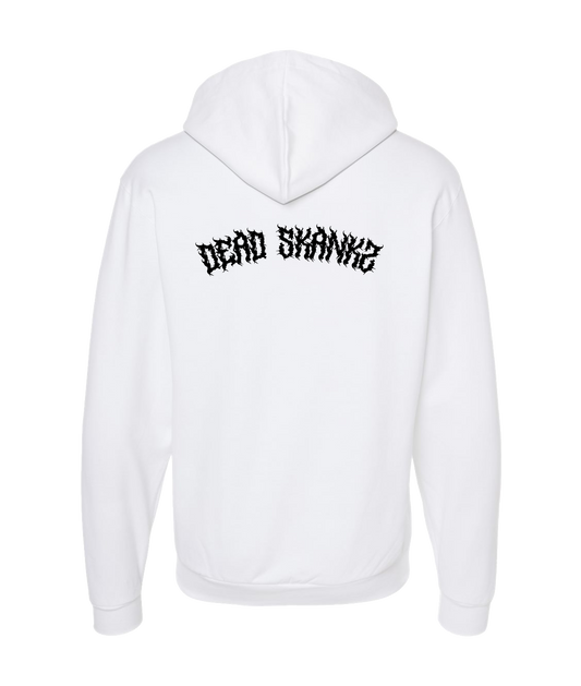 Dead Skankz - Logo - White Zip Up Hoodie