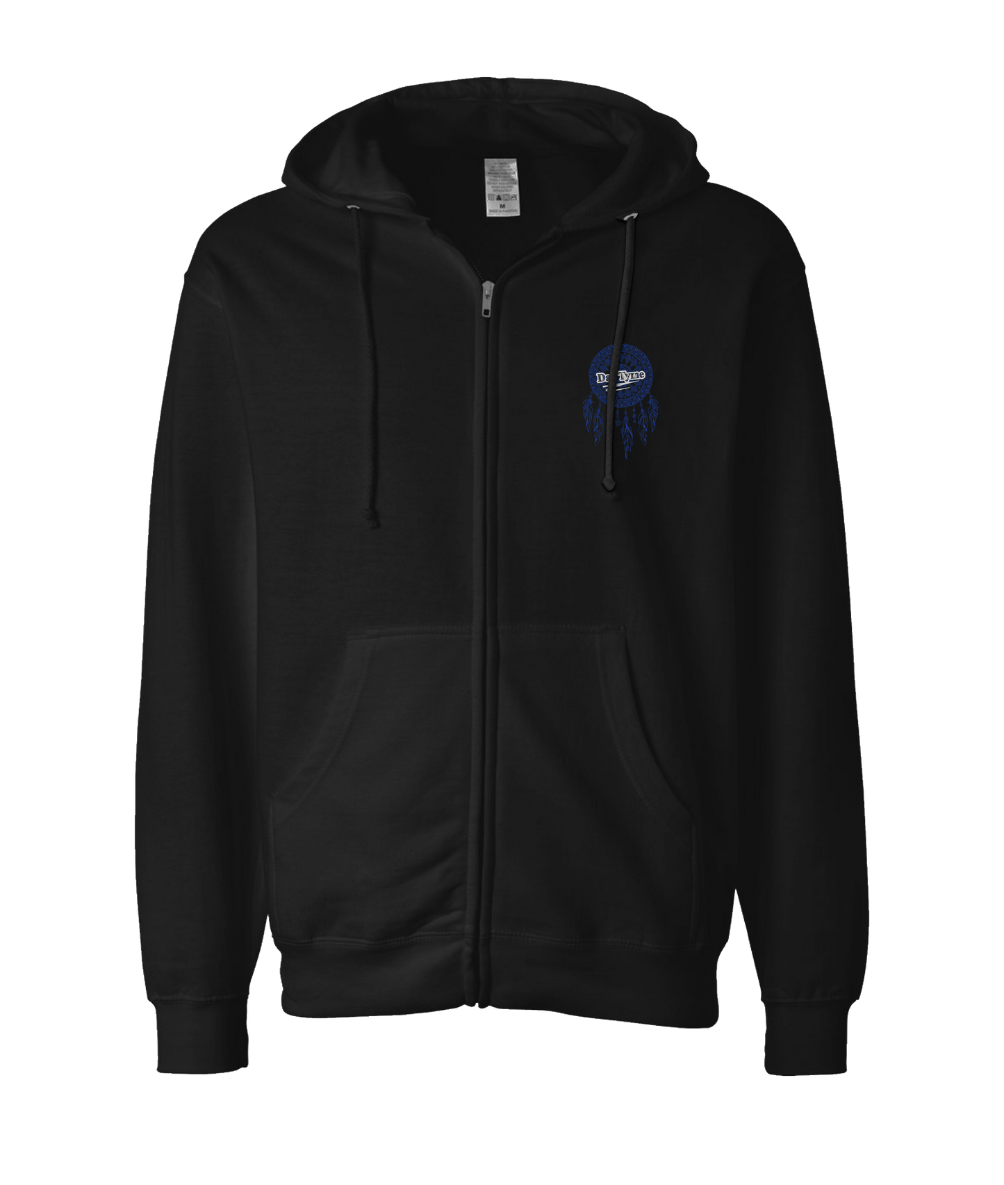 Day Tyme - Dream Catcher - Black Zip Up Hoodie