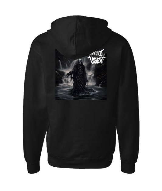 Doomed User - Cryptic Tomb - Black Zip Up Hoodie