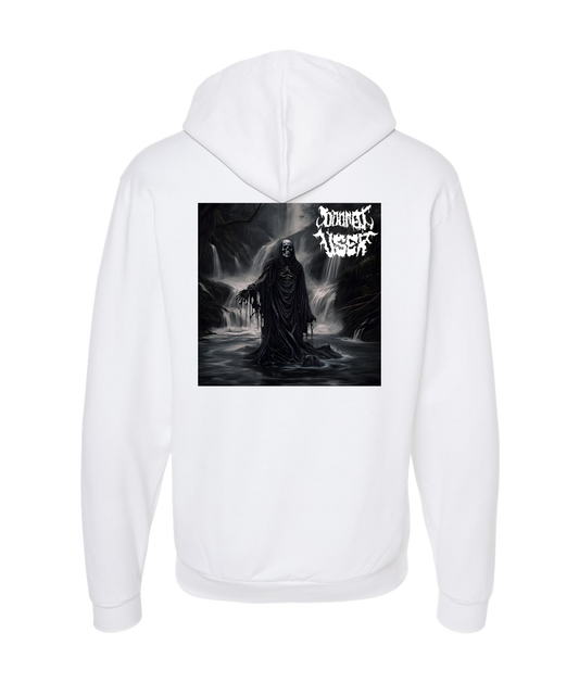 V-DUTOP - DESIGN 10 - White Zip Up Hoodie