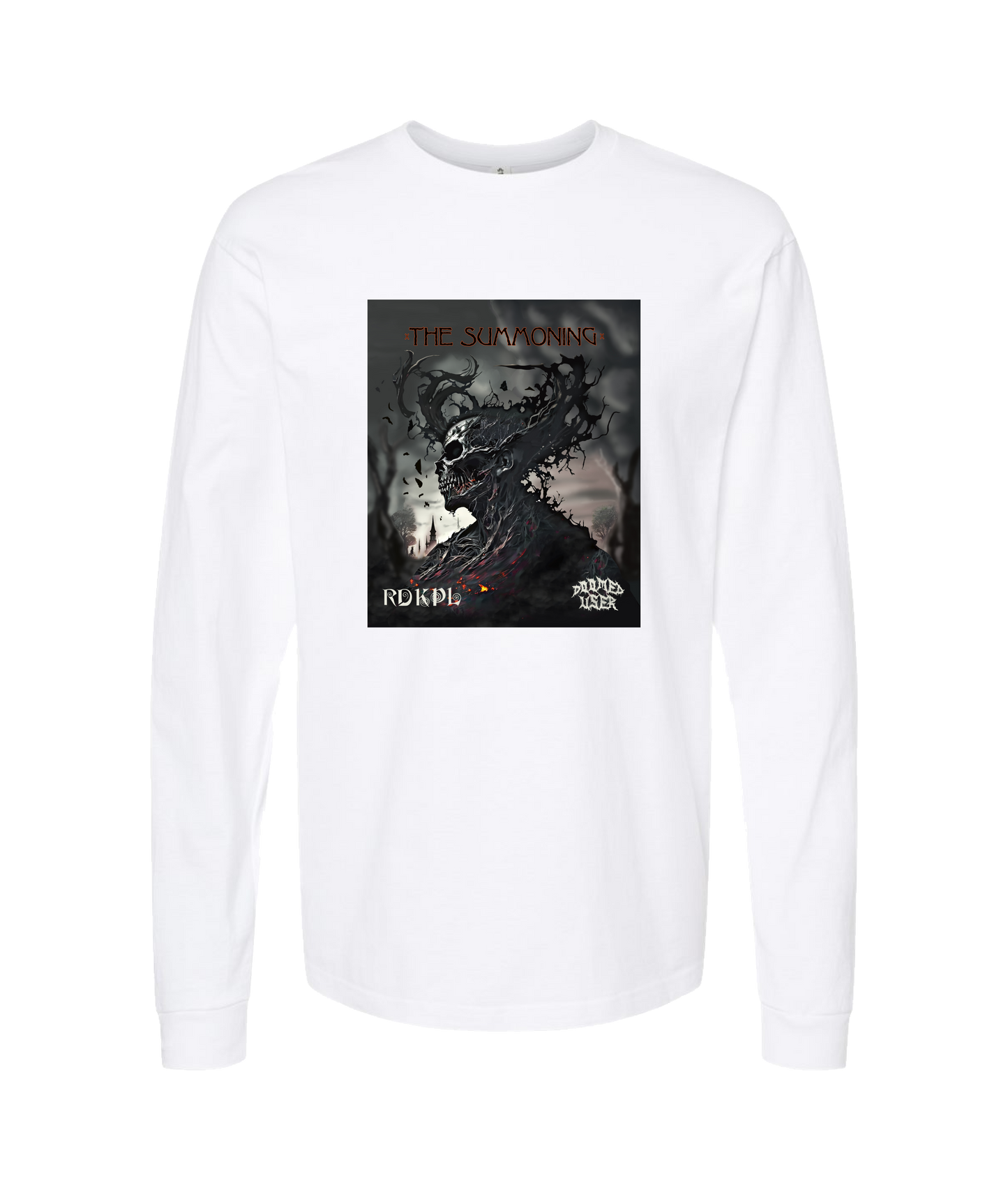 V-DUTOP - DESIGN 5 - White Long Sleeve T