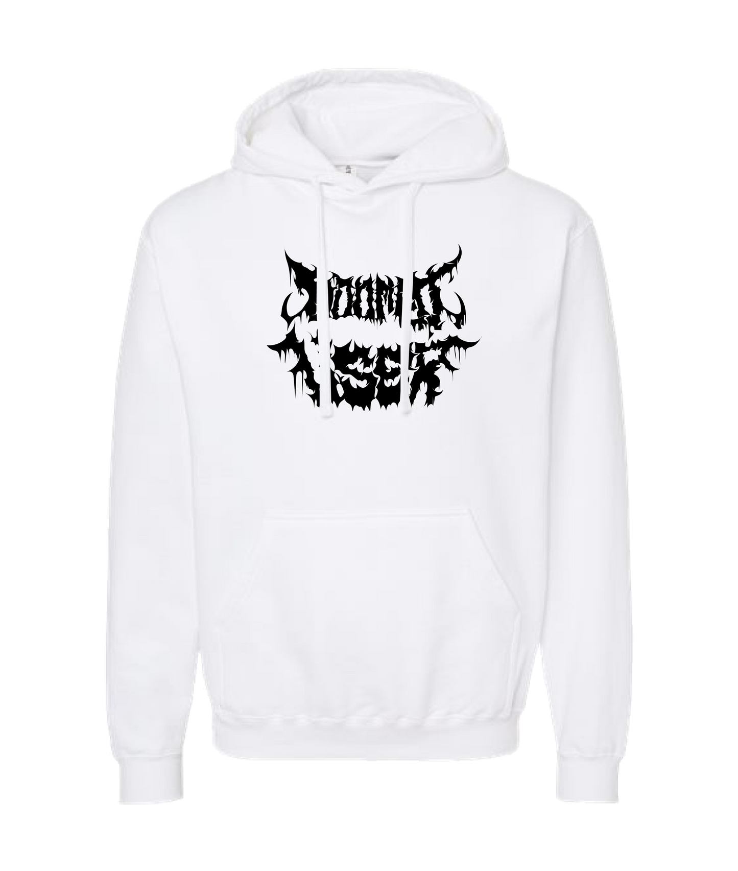 Doomed User - Logo 2 - White Hoodie