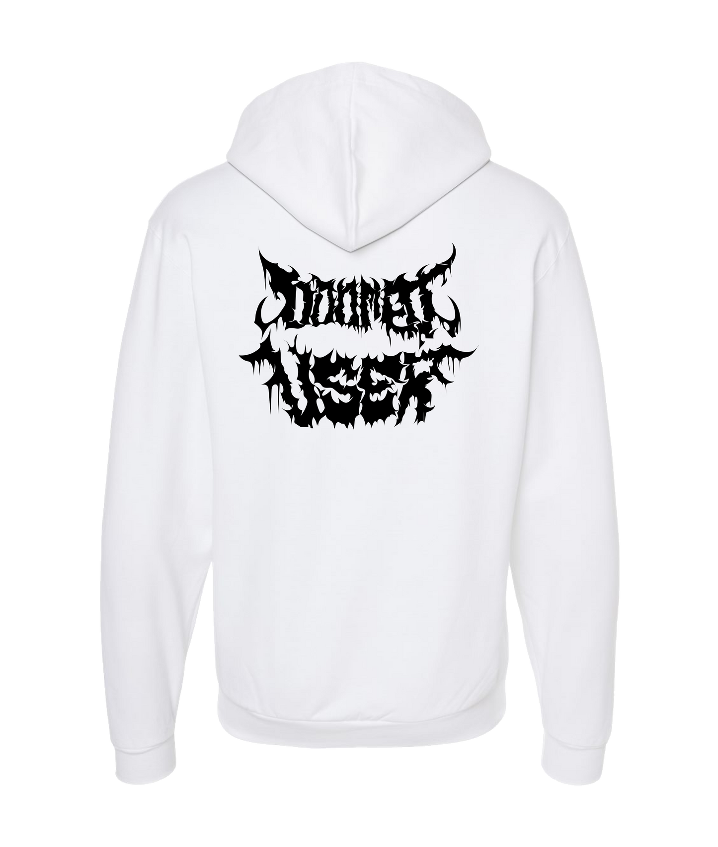 V-DUTOP - DESIGN 6 - White Zip Up Hoodie