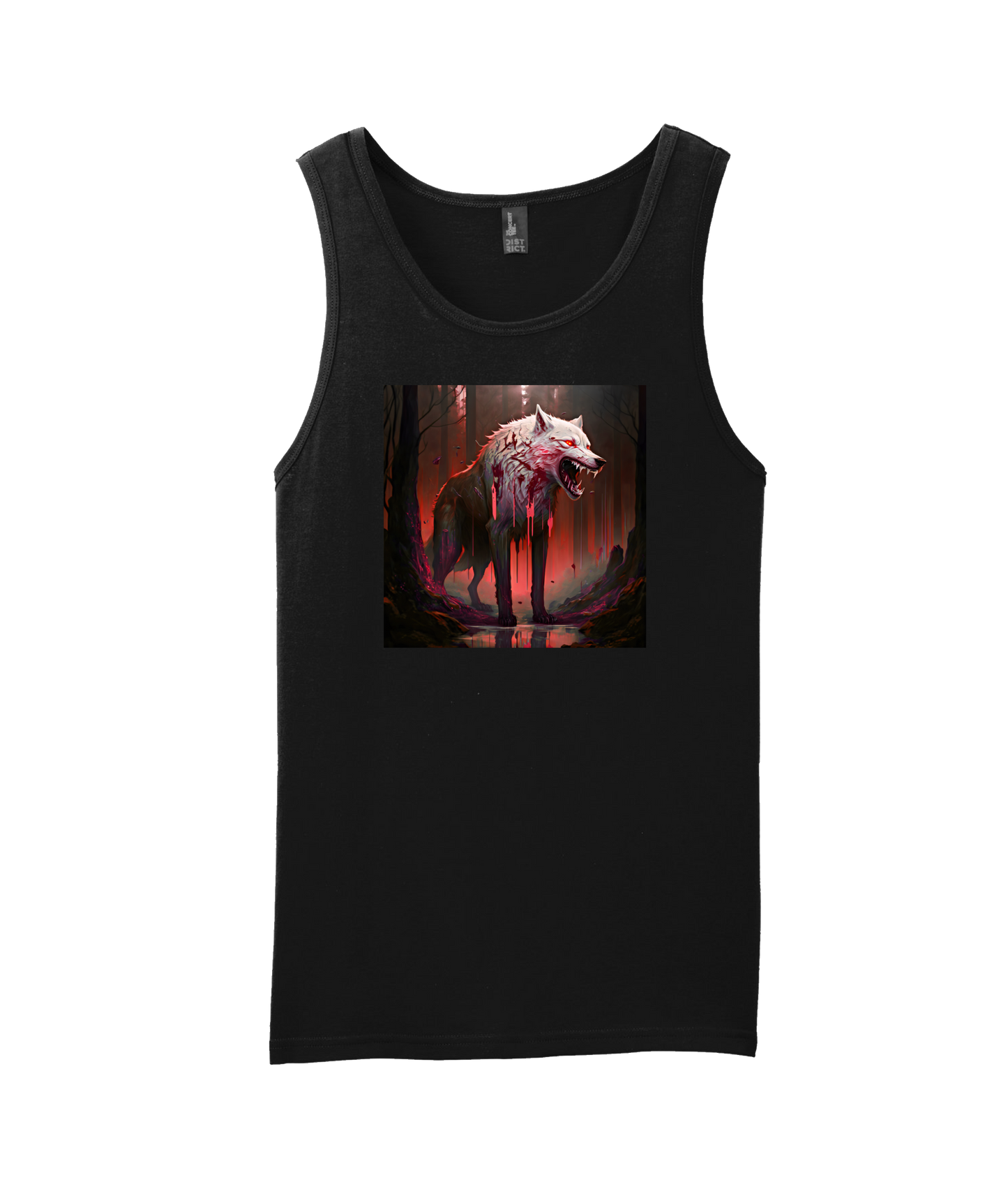 Doomed User - Wolf Woods - Black Tank Top