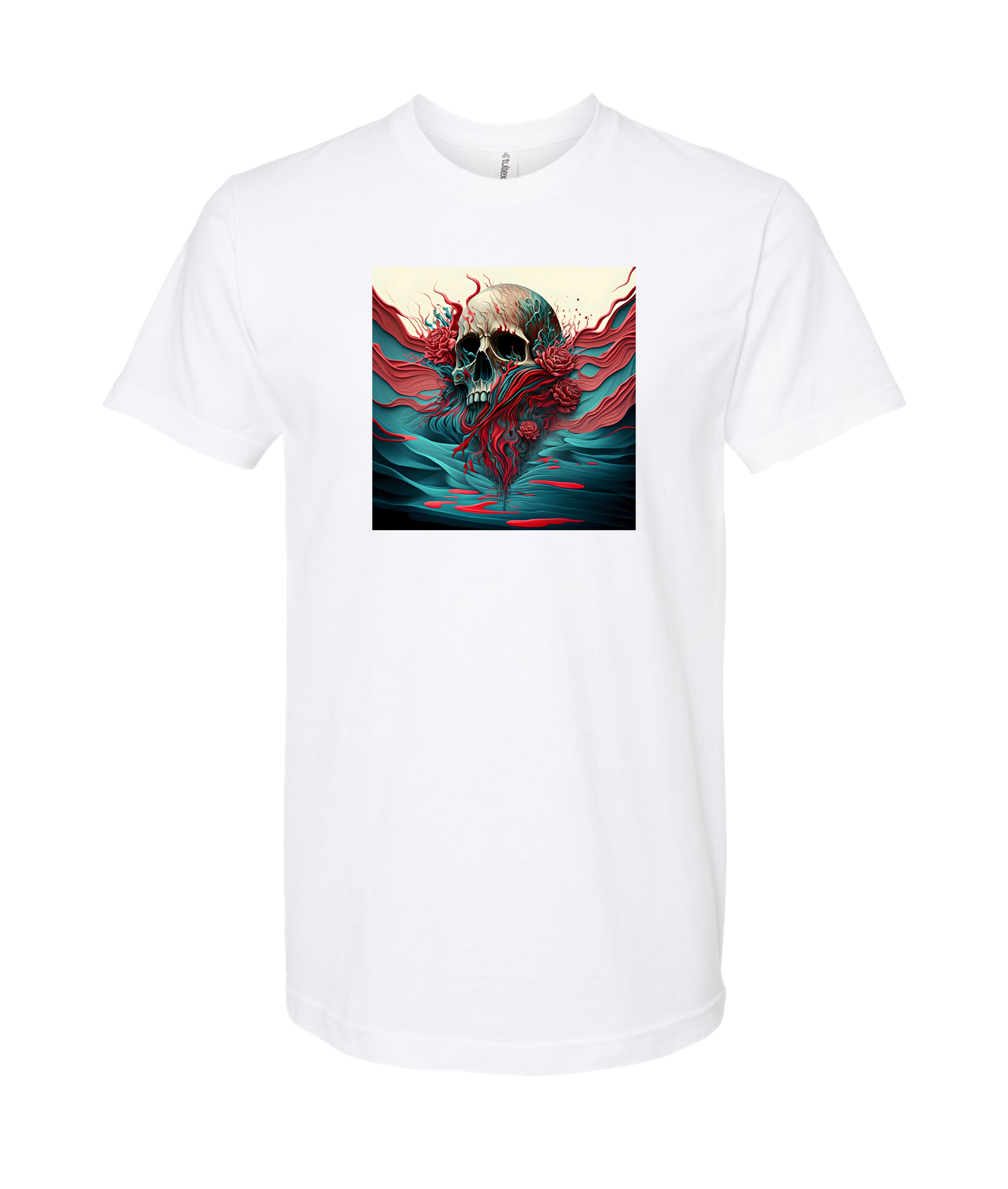 Doomed User - Burstskull - White T-Shirt
