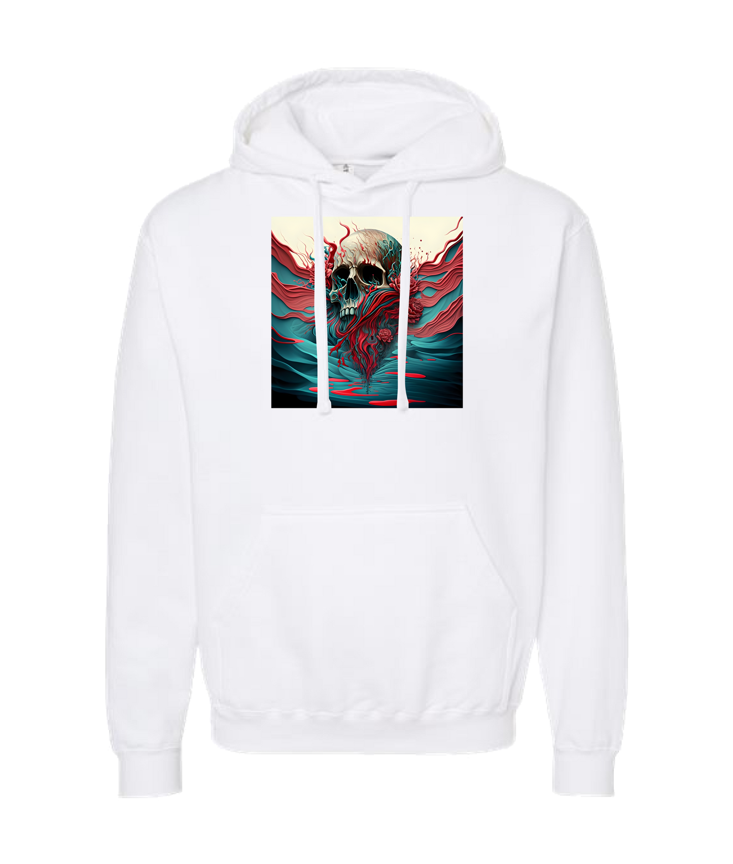 Doomed User - Burstskull - White Hoodie