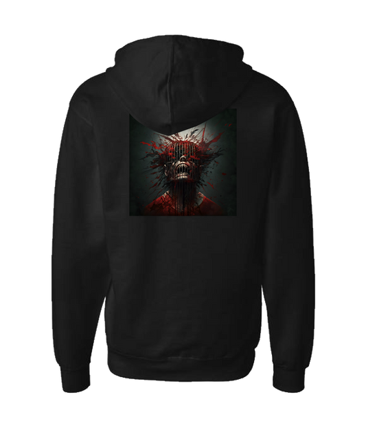 V-DUTOP - DESIGN 3 - Black Zip Up Hoodie