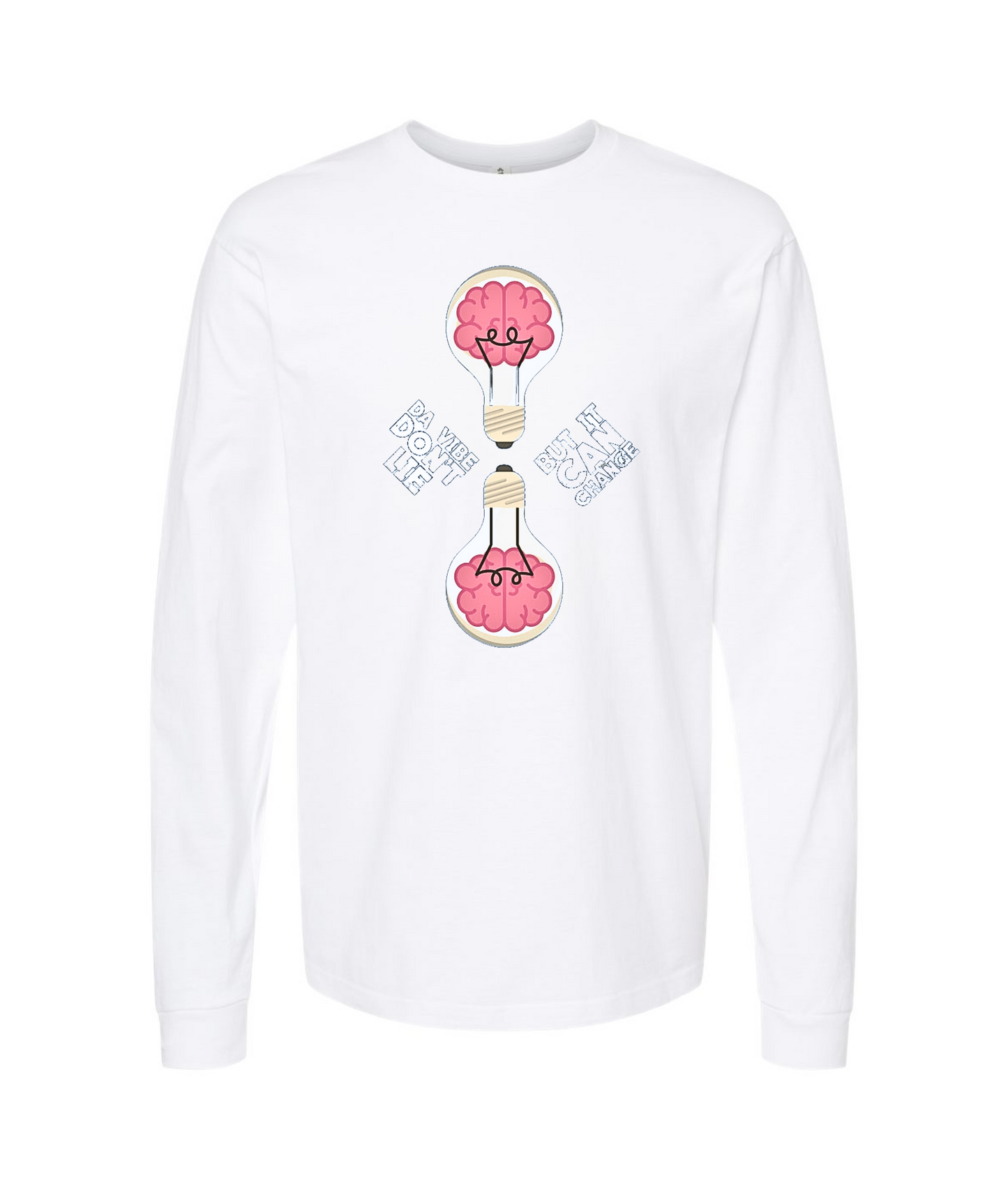 Da Vibe Shop - IT CAN CHANGE - White Long Sleeve T