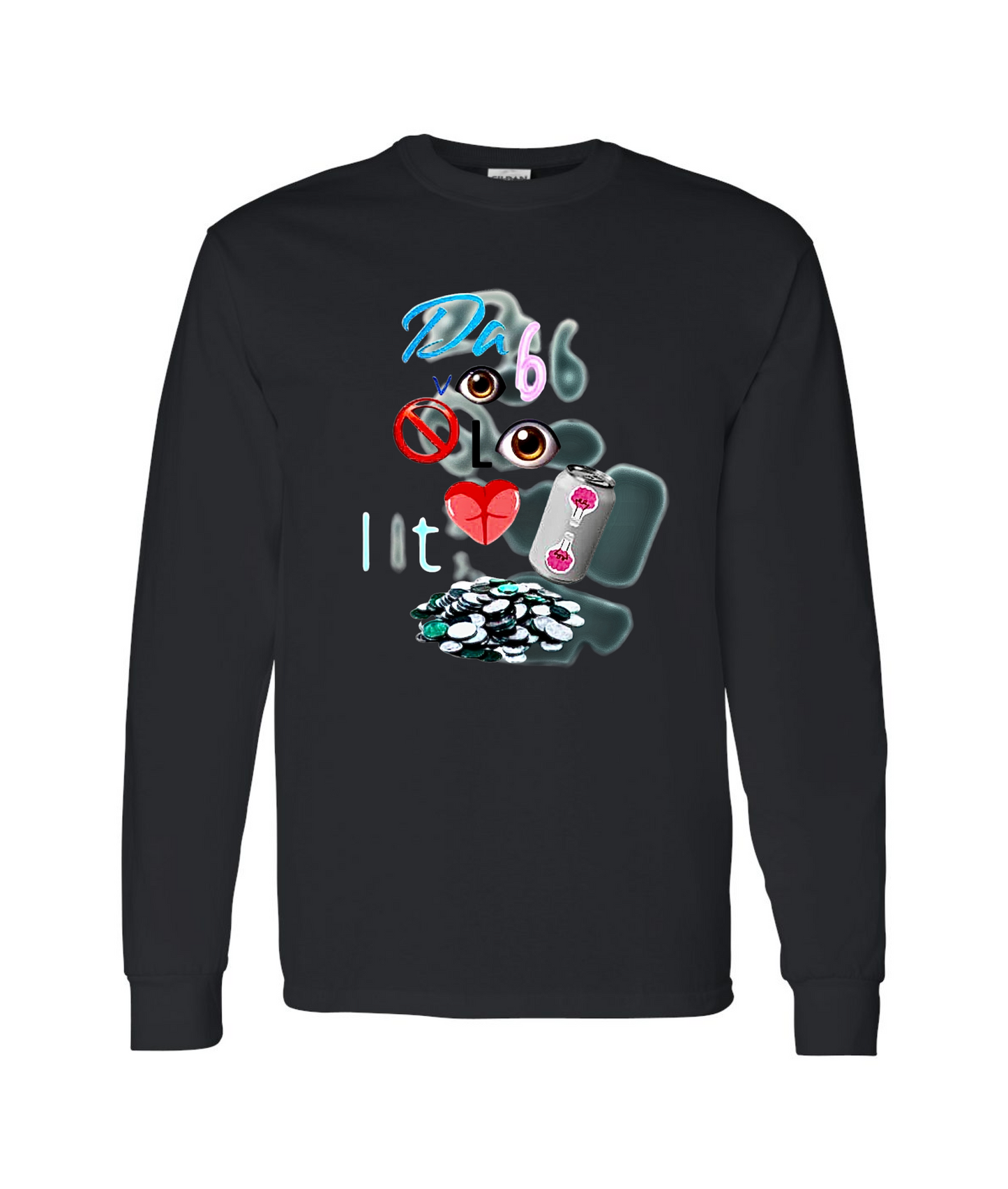Da Vibe Shop - IT CAN CHANGE - Black Long Sleeve T