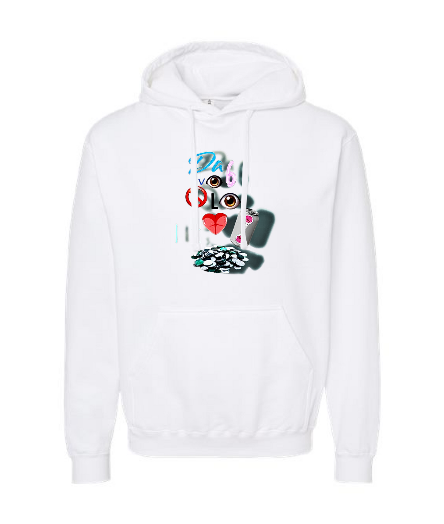 Da Vibe Shop - IT CAN CHANGE - White Hoodie