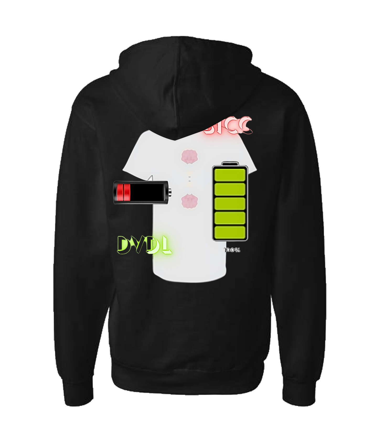 Da Vibe Shop - BICC - Black Zip Up Hoodie