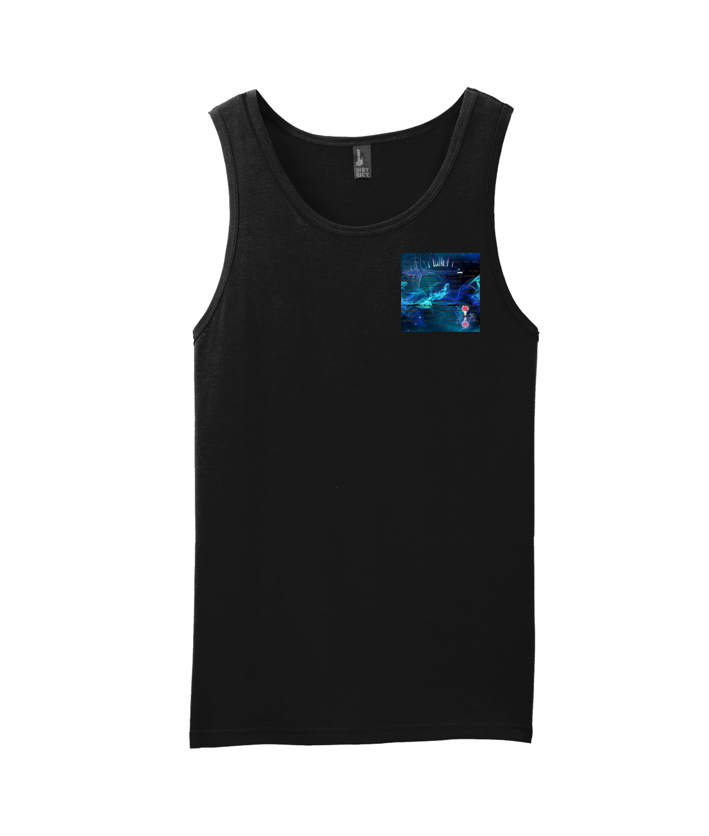 Da Vibe Shop - SOLAR - Black Tank Top