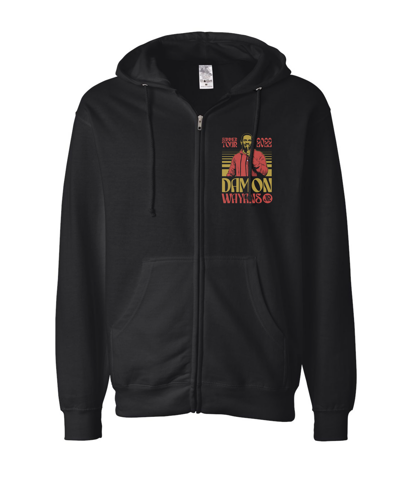 Damon Wayans Jr. - Summer Tour 2022 - Black Zip Hoodie