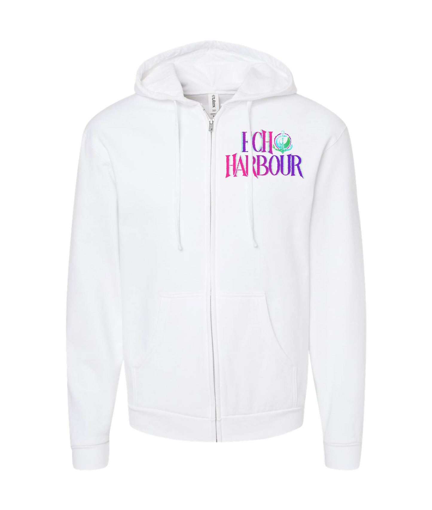 Echo Harbour - Echo Harbour Signature - White Zip Up Hoodie