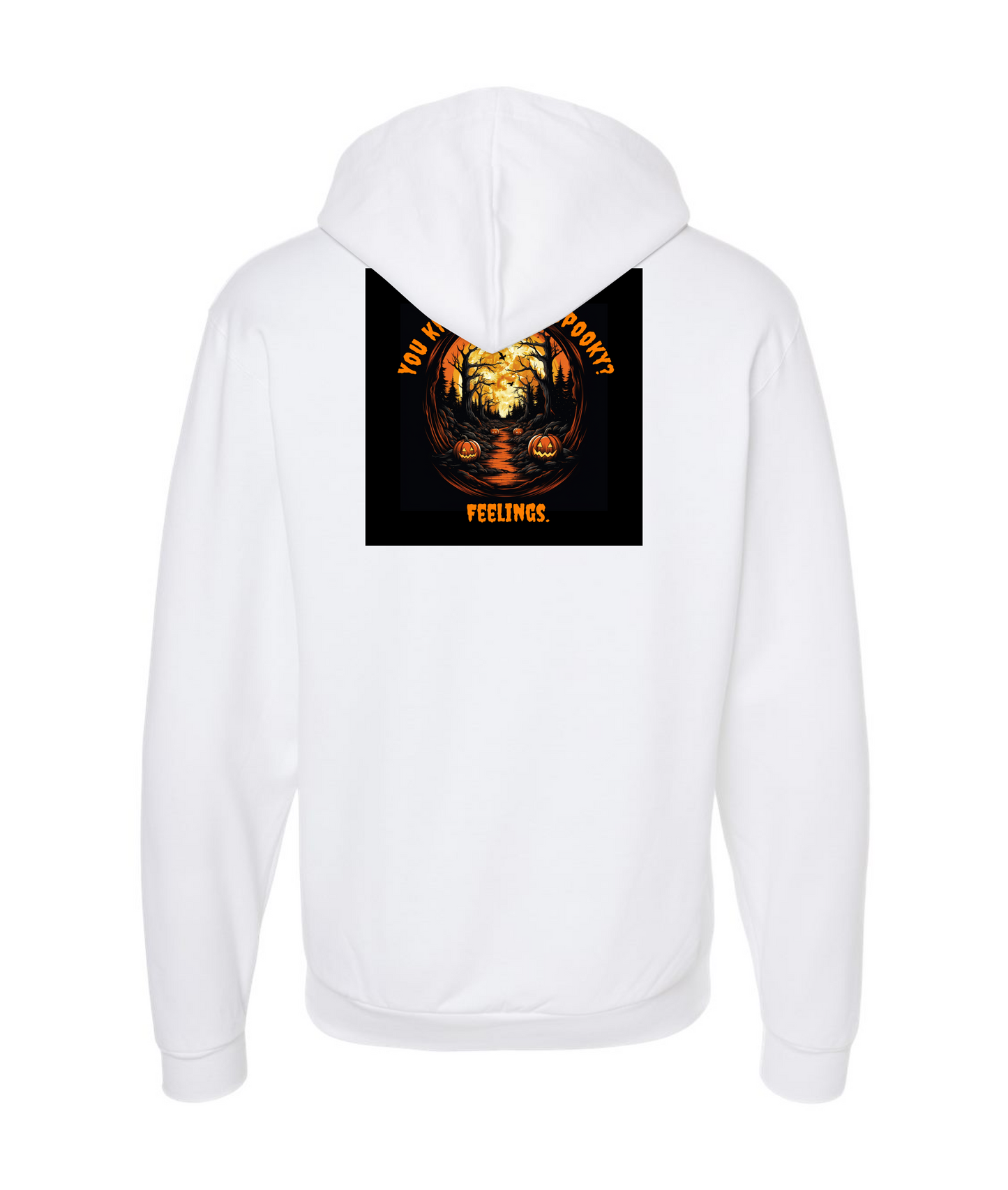 Echo Harbour - You Know What’s Spooky? - White Zip Up Hoodie
