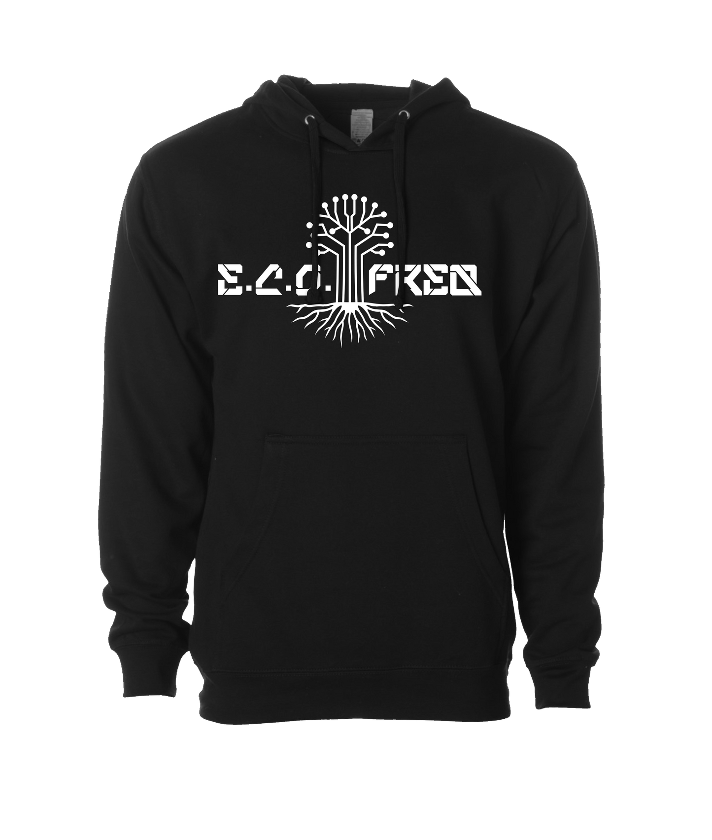 E.C.O.Freq - E.C.O TREE - Black Hoodie
