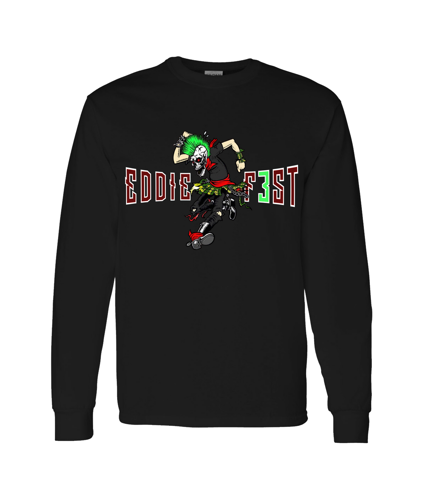 V-EDDTOP - Eddiefest 2024 - Black Long Sleeve T