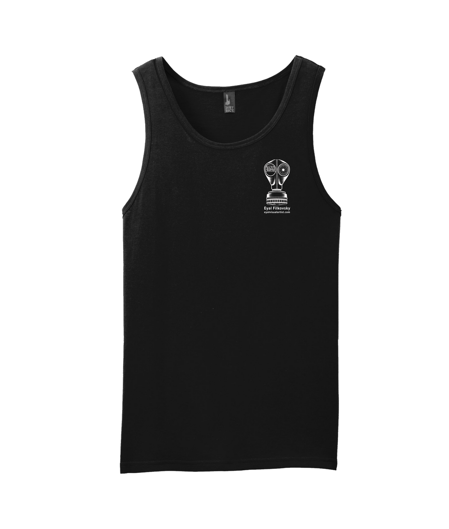 Eyal Filkovsky Visual Artist - Mask Logo - Black Tank Top