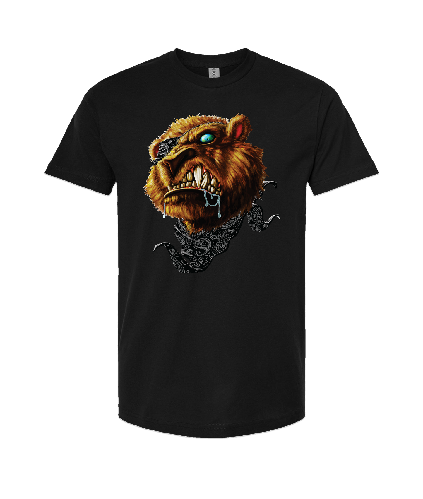 Eighty Gee - Black Bandana - Black T Shirt