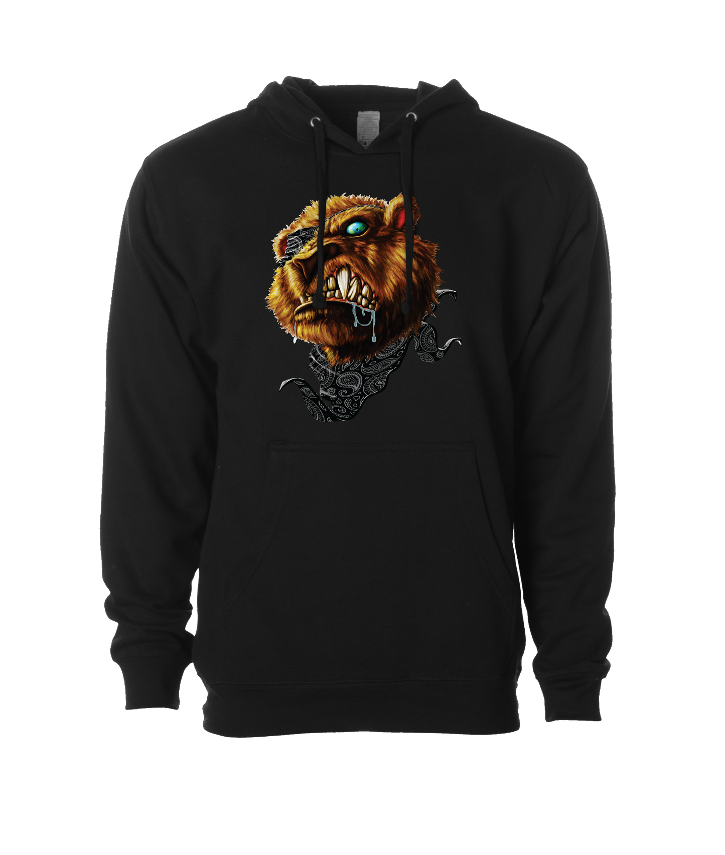 Eighty Gee - Black Bandana - Black Hoodie