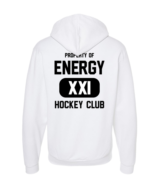 Energy Hockey - Energy XXI Hockey Club - White Zip Up Hoodie