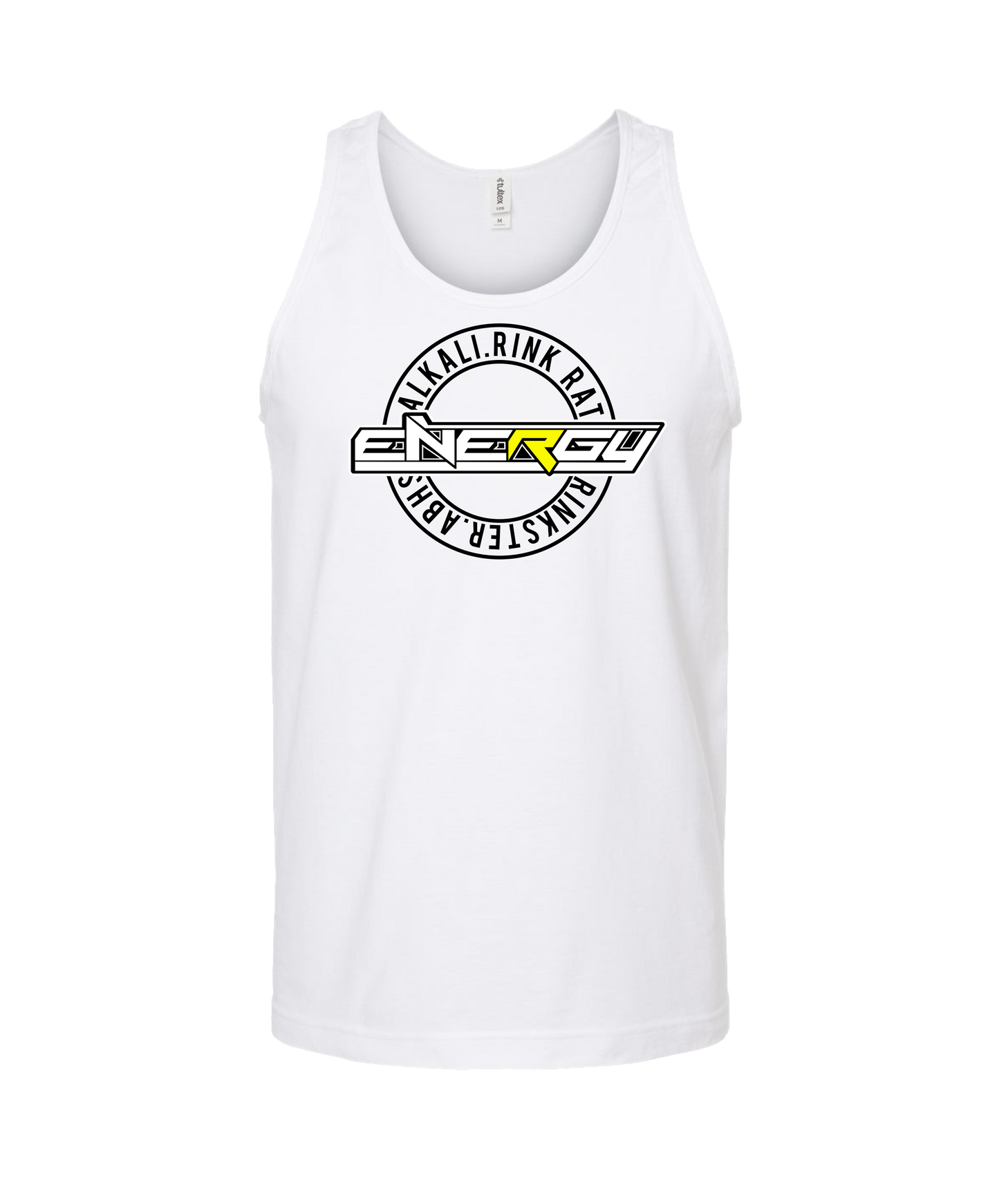 Energy Hockey - Circle Logo - White Tank Top