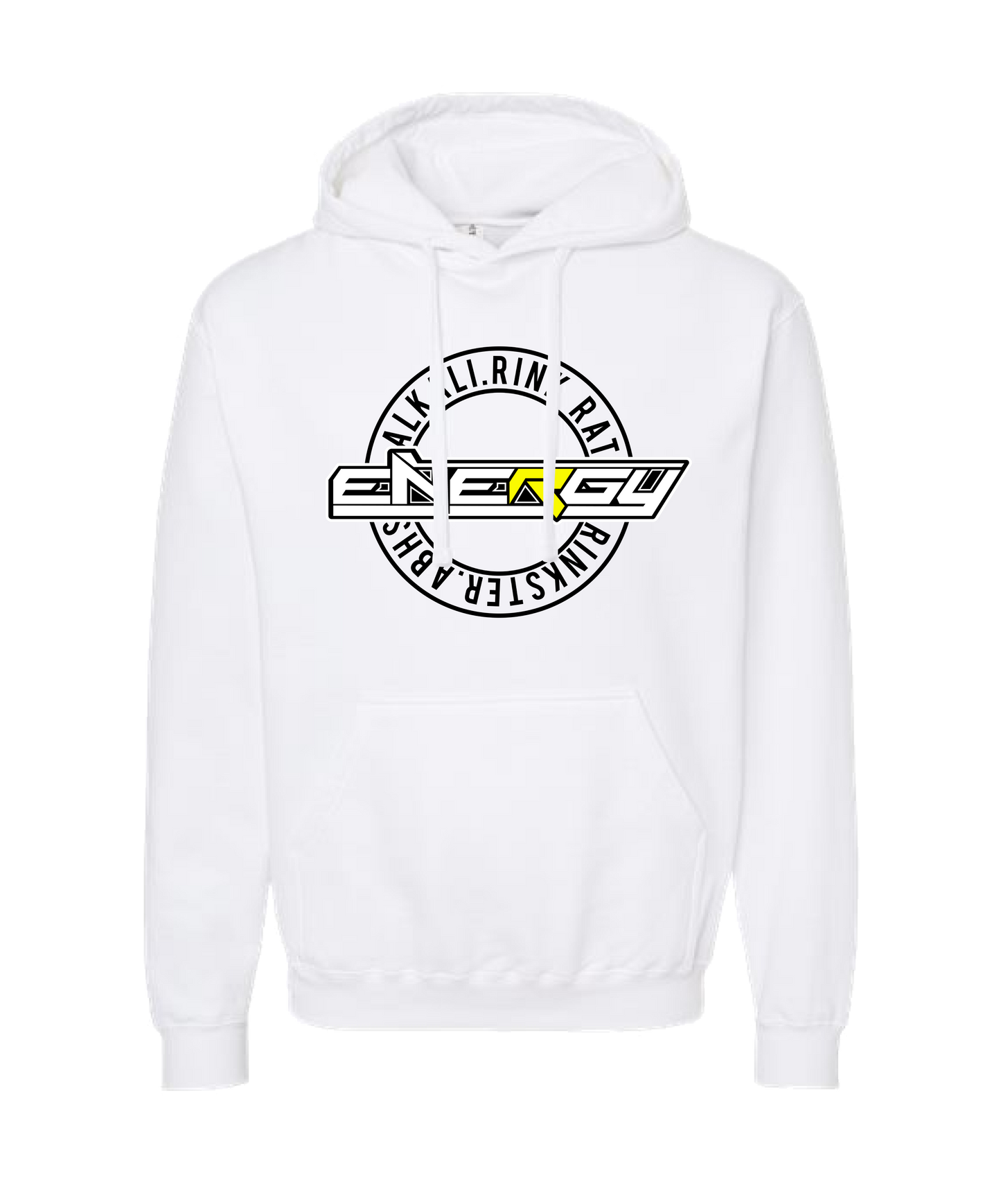 Energy Hockey - Circle Logo - White Hoodie