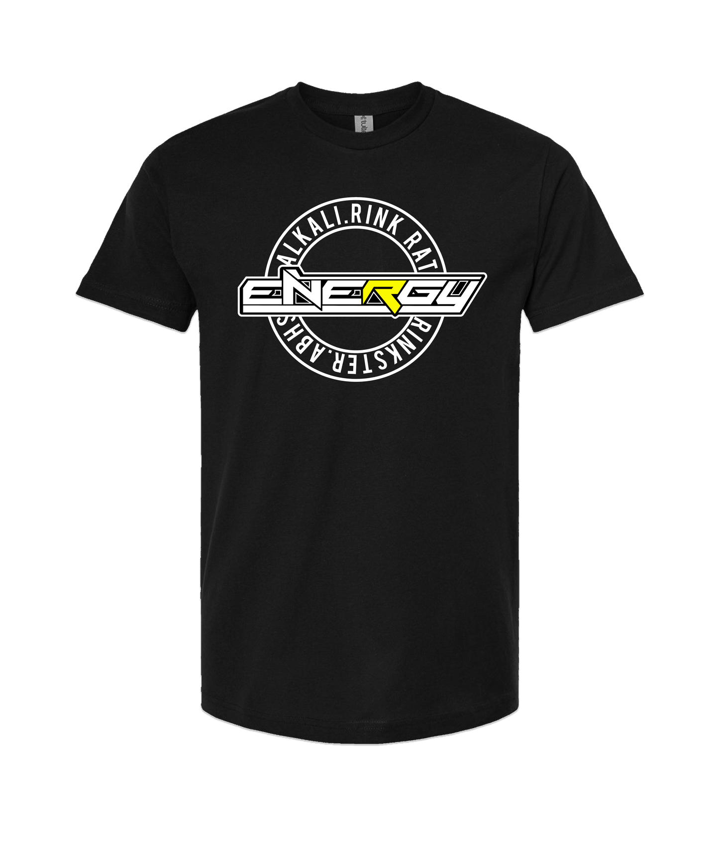 Energy Hockey - Circle Logo - Black T Shirt