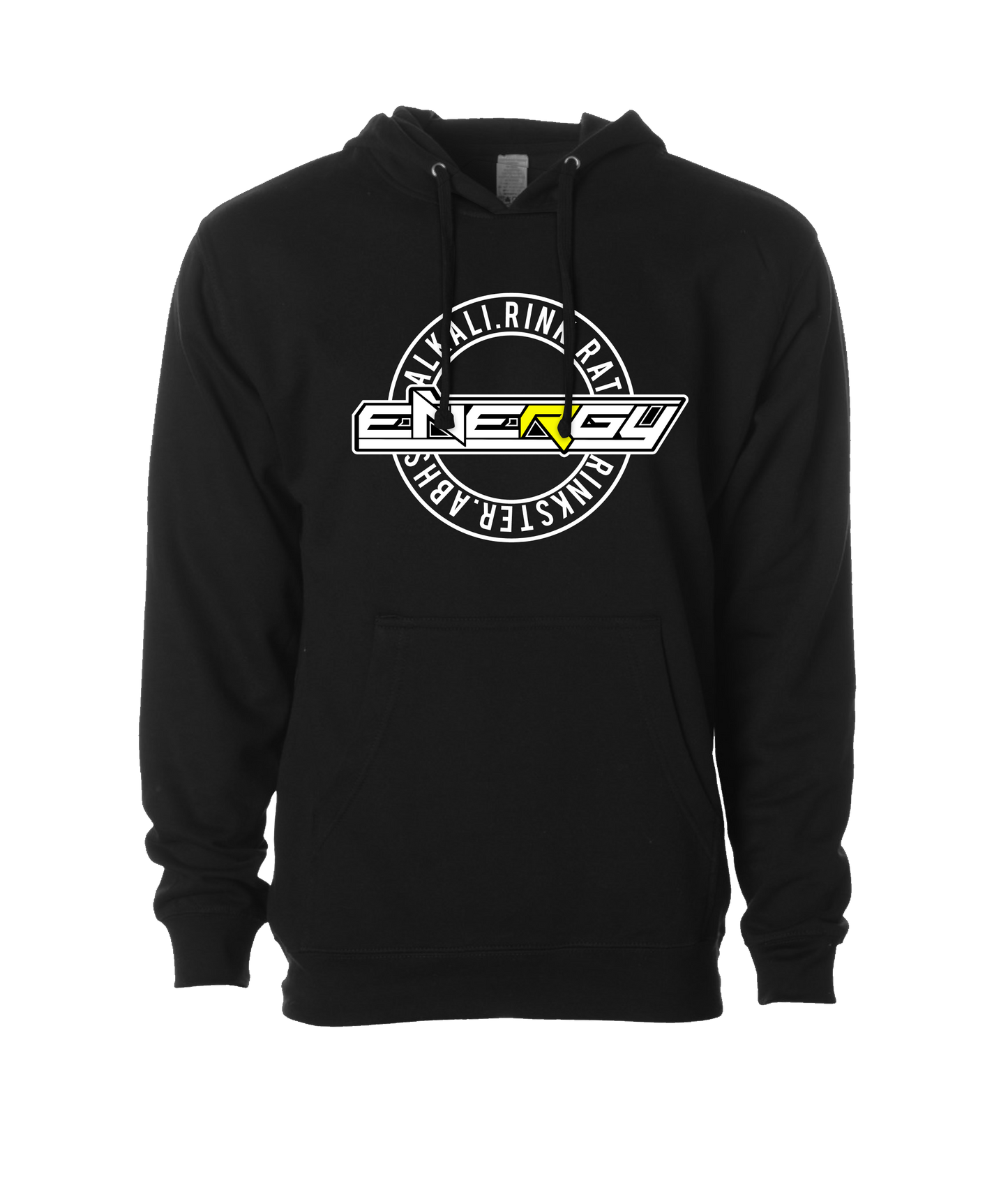 Energy Hockey - Circle Logo - Black Hoodie