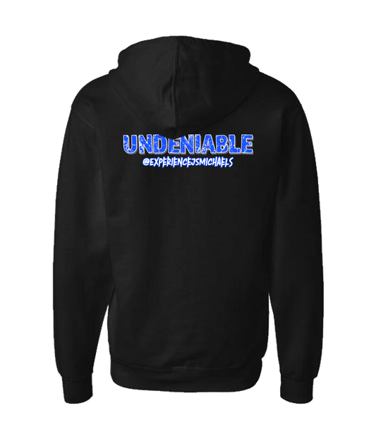 V-EJMTOP - UNDENIABLE - Black Zip Up Hoodie