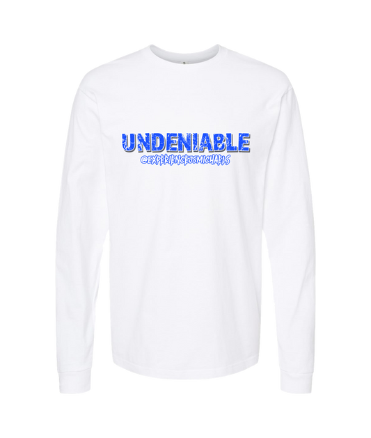 The Experience JS Michaels - UNDENIABLE - White Long Sleeve T