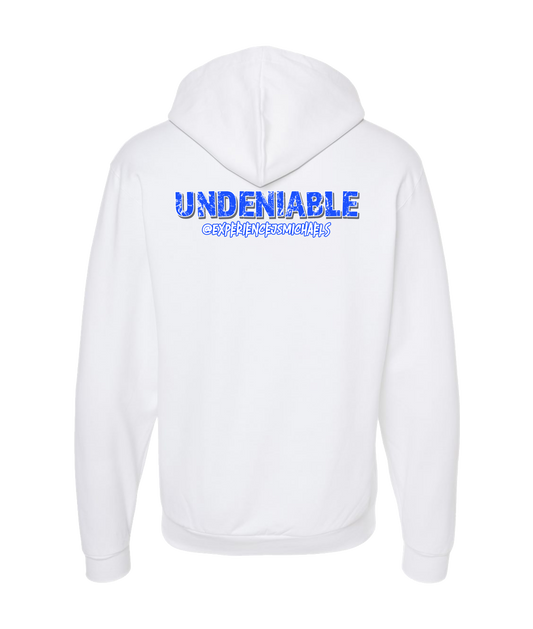 The Experience JS Michaels - UNDENIABLE - White Zip Up Hoodie