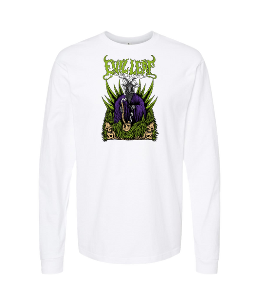 EvilLeaf - Evil Leaf Goat - White Long Sleeve T