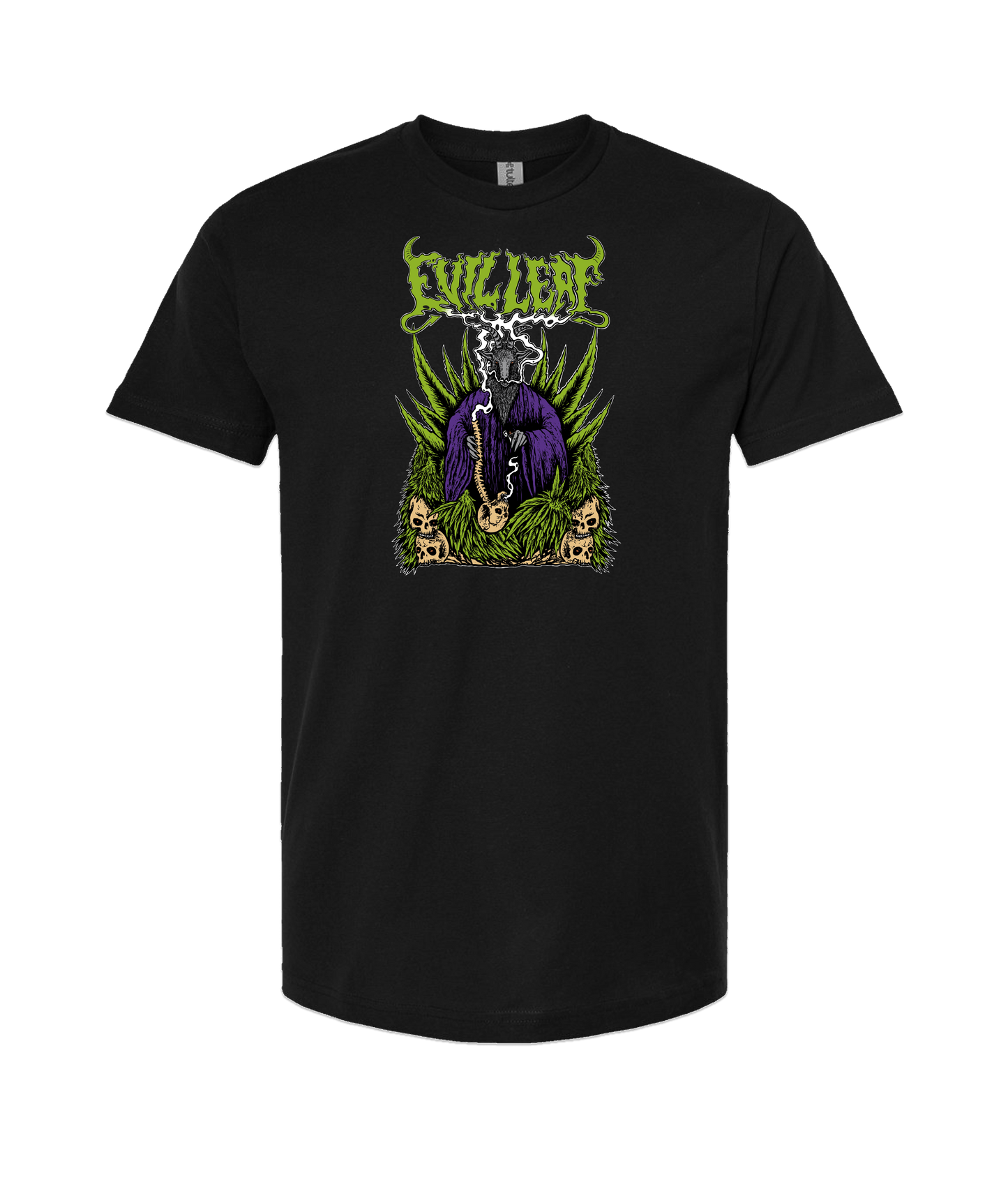 EvilLeaf - Evil Leaf Goat - Black T Shirt