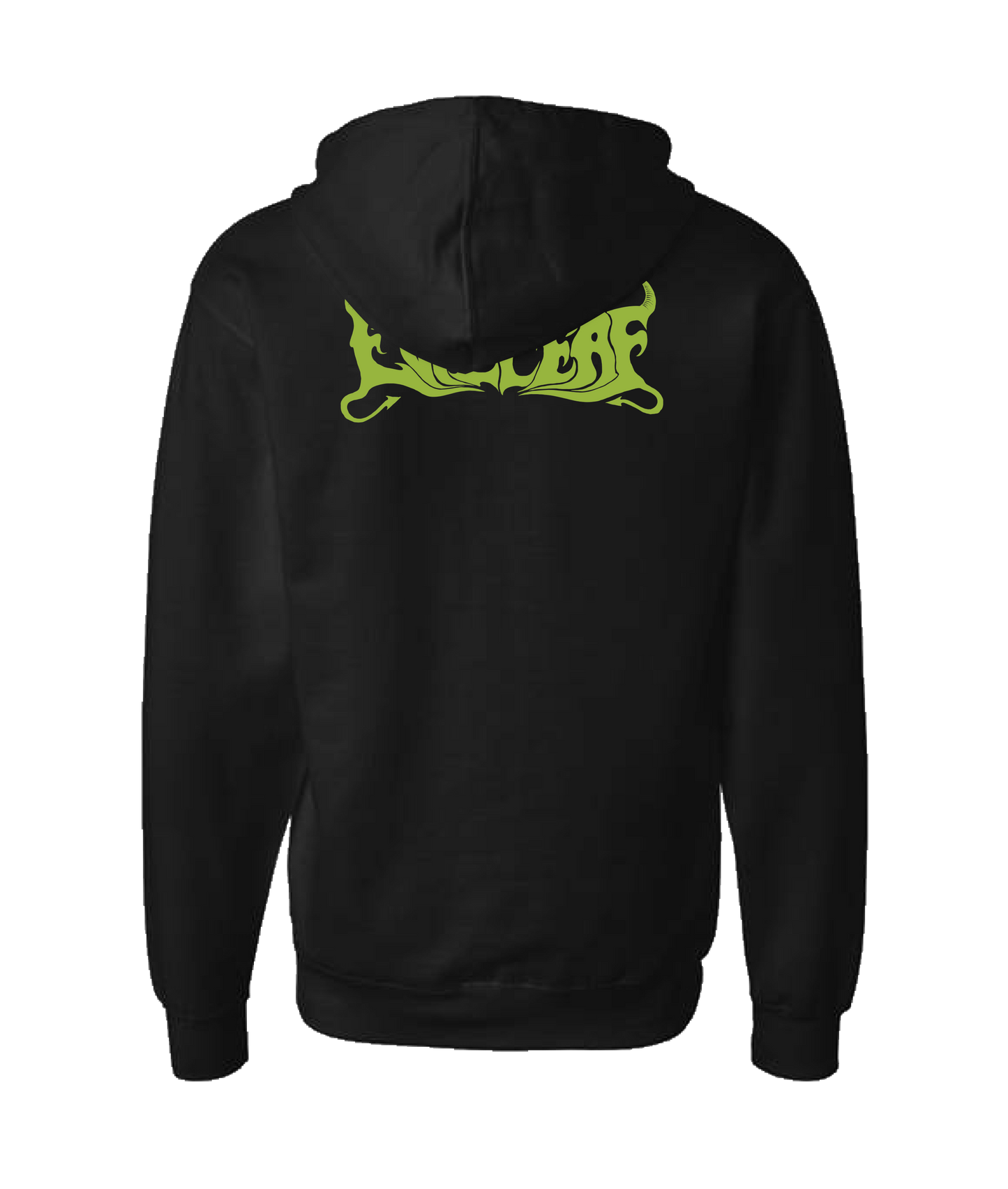 EvilLeaf - The Goat Leaf Of Evil - Black Zip Up Hoodie