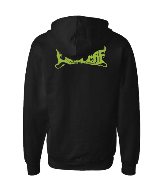 EvilLeaf - The Goat Leaf Of Evil - Black Zip Up Hoodie