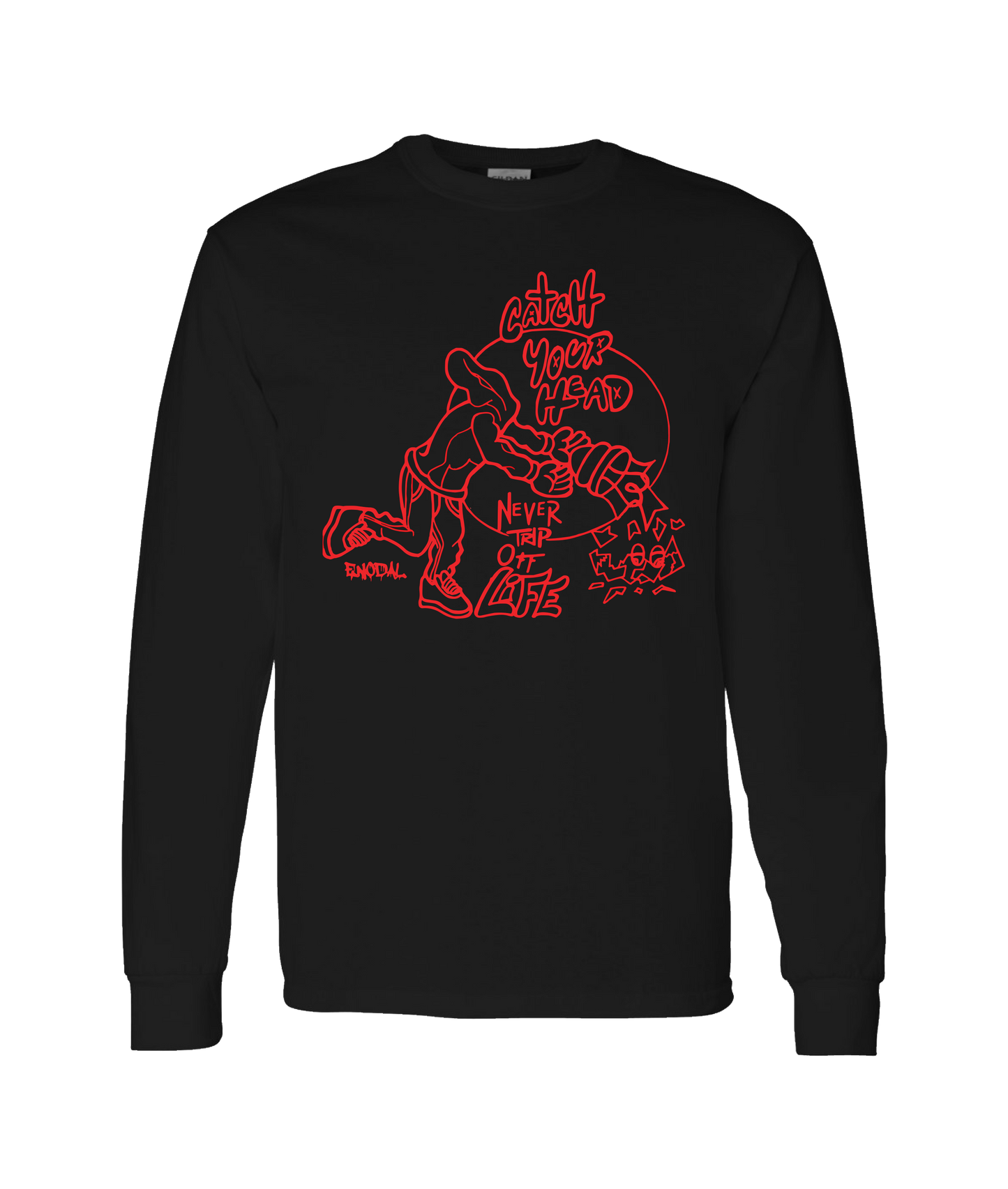 V-ENOTOP - DESIGN 2 - Black Long Sleeve T