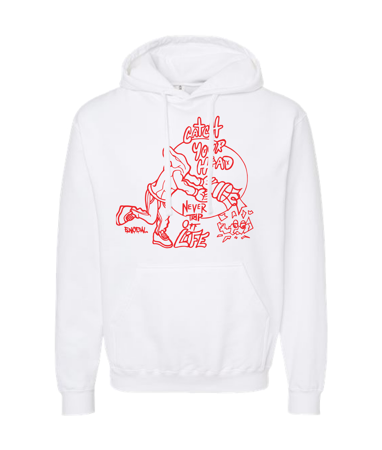 ENODAL - DESIGN 2 - White Hoodie