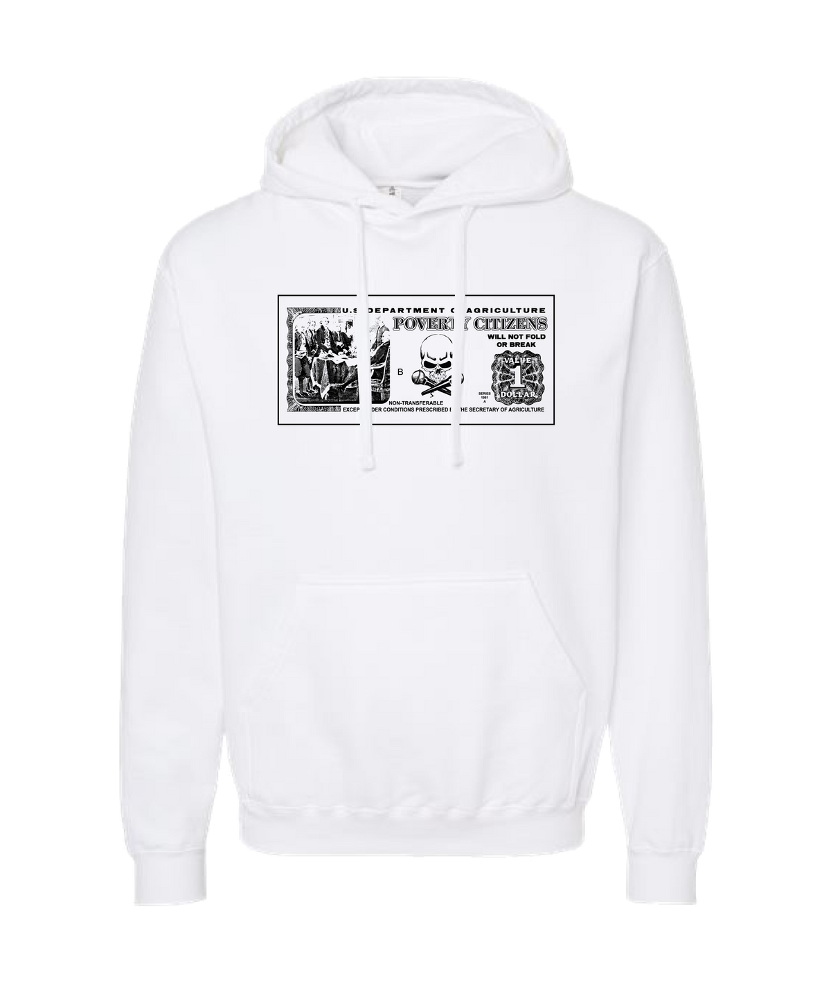 Ep!c of PovCiti - Poeverty Citizens - White Hoodie